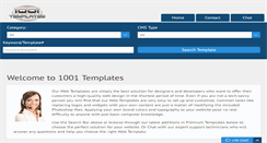 Desktop Screenshot of 1001-templates.com